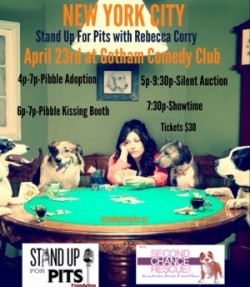 APRIL 23rd STAND UP FOR PITS NYC!!!!