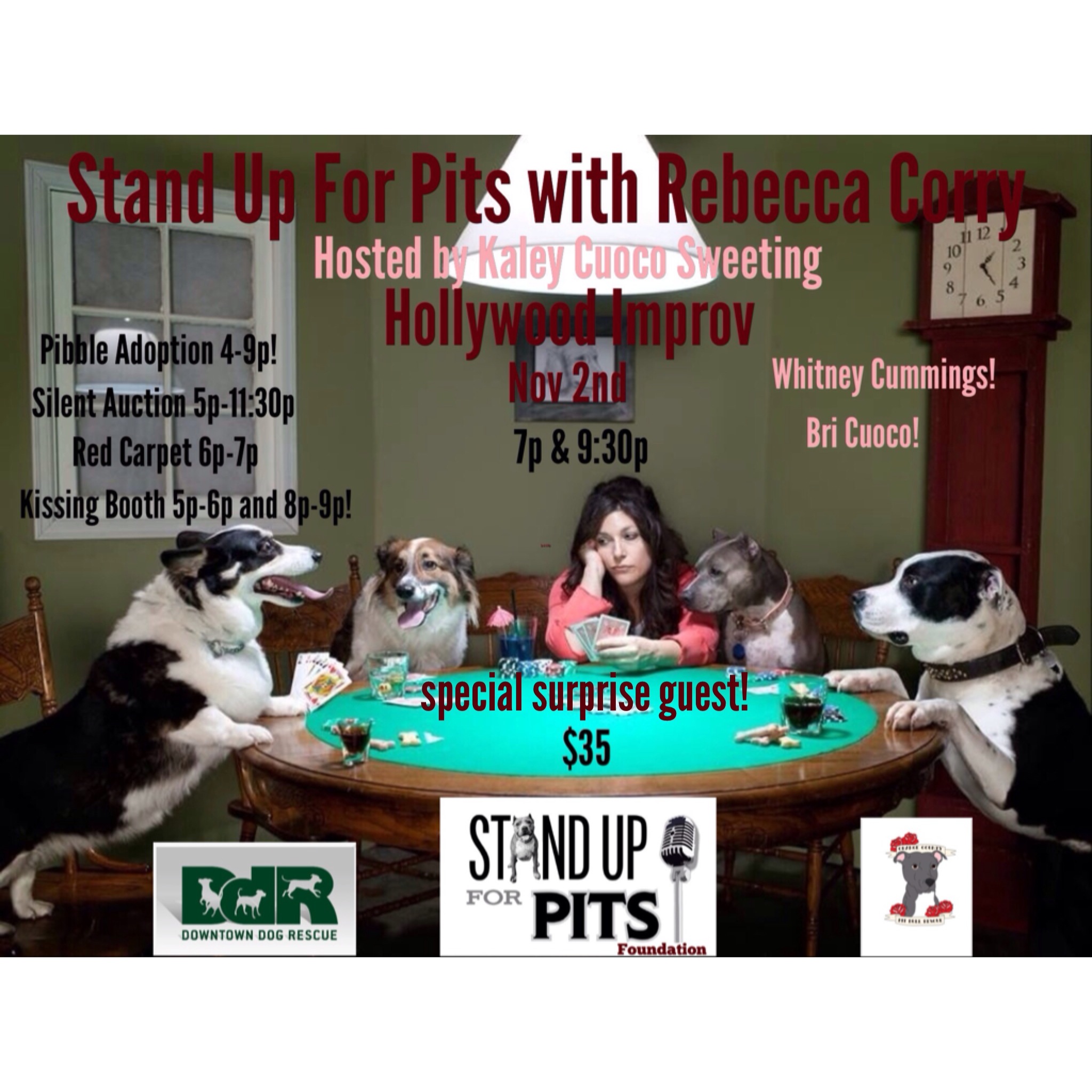 9:30PM Stand Up For Pits show ADDED Nov 2nd in Hollywood!!!
