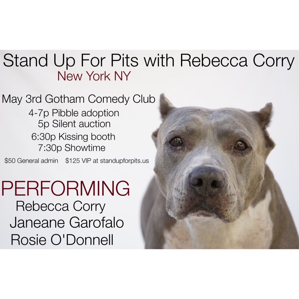only 18 tickets left for nyc stand up for pits!!!
