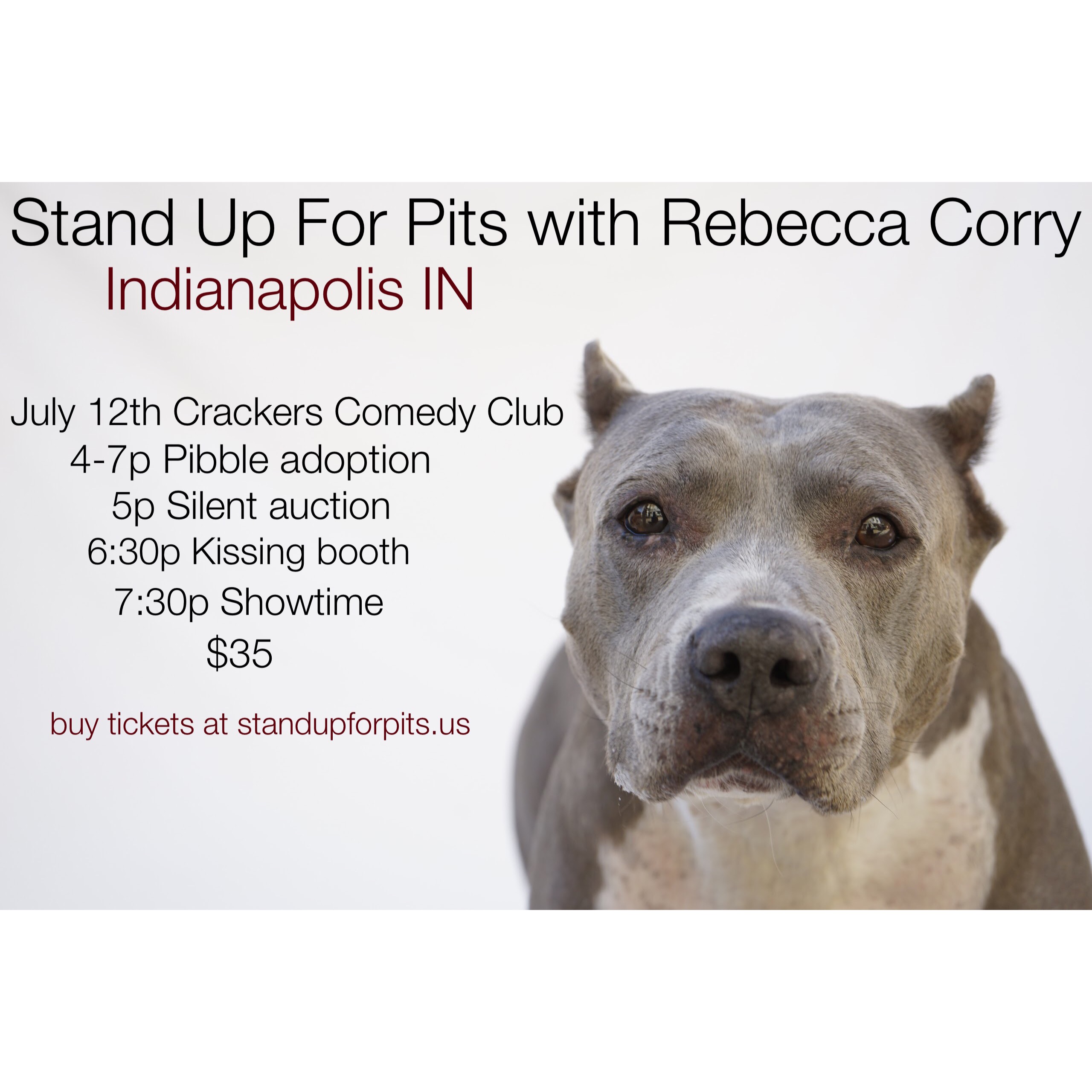tickets on sale now for indianapolis stand up for pits!!!