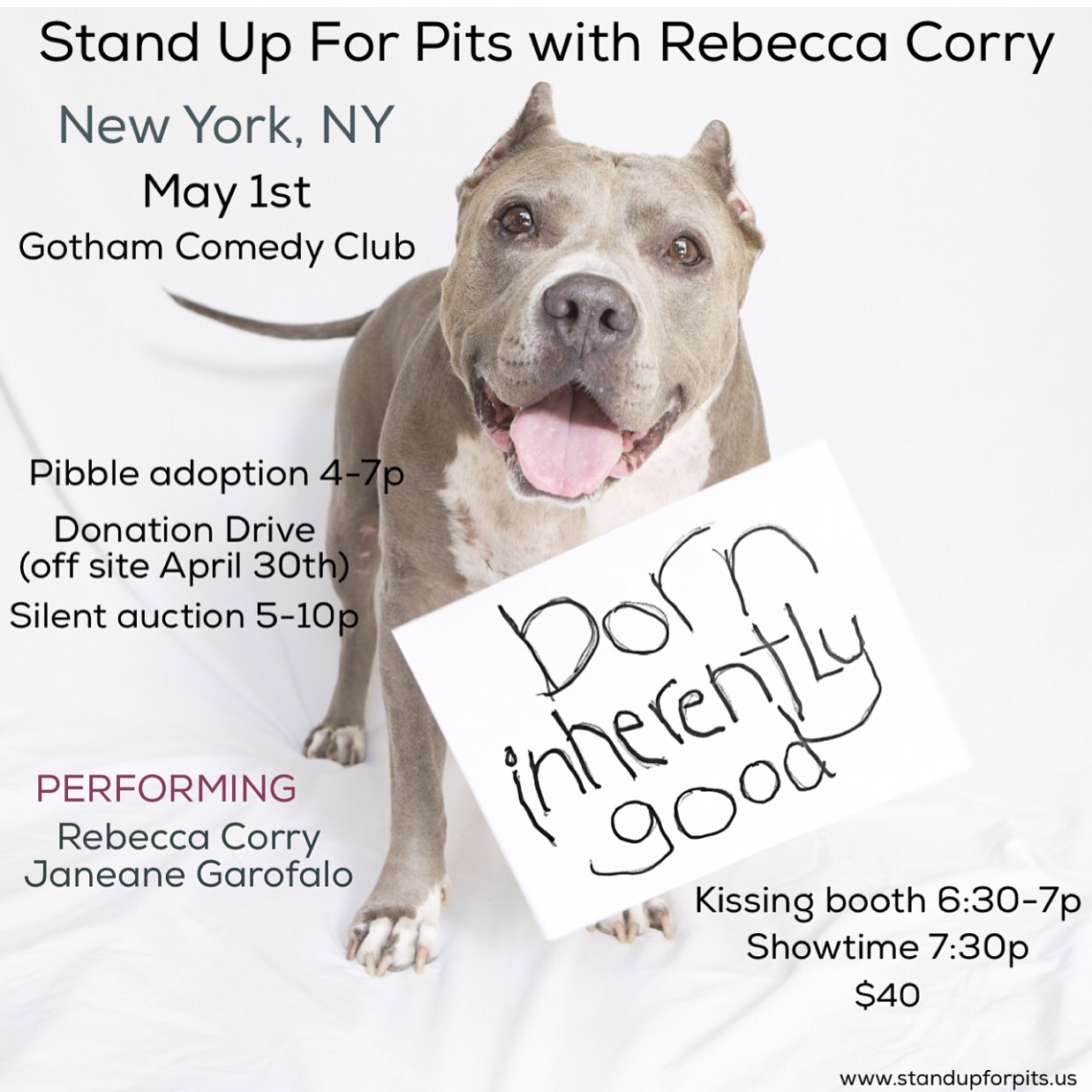 NYC Stand Up For Pits tickets are going fast!