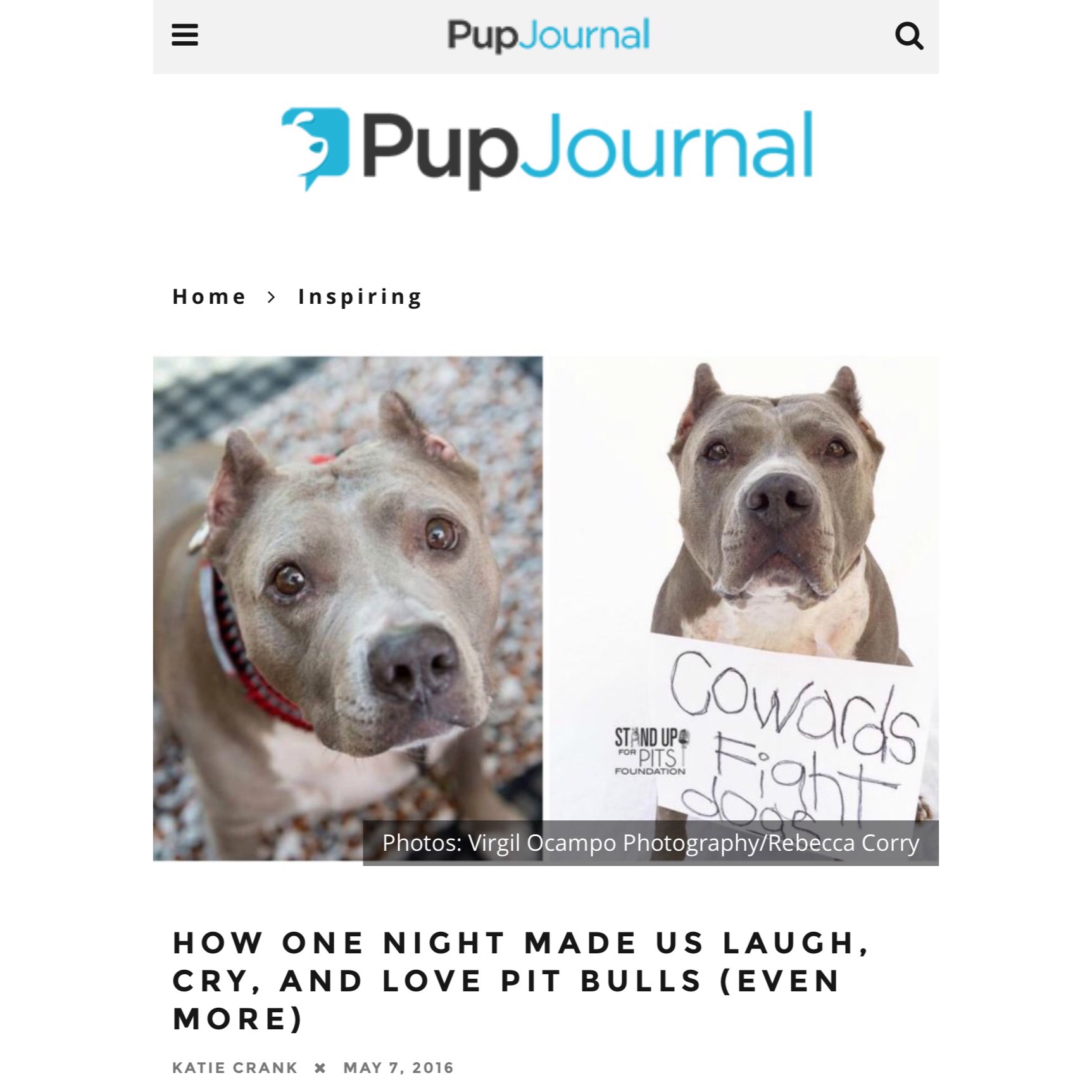 Thank you PupJournal