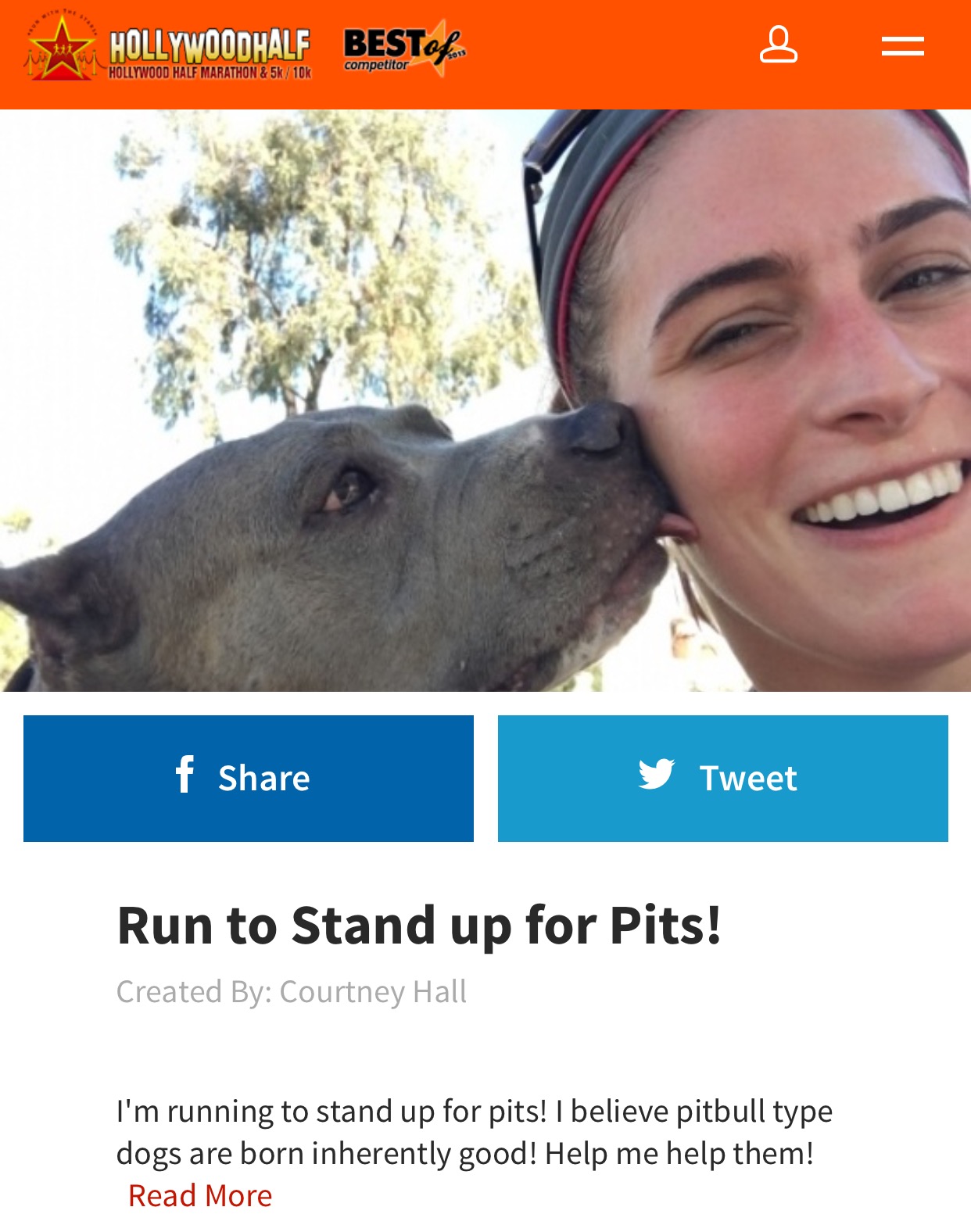 SUFP supporter runs to help save lives!