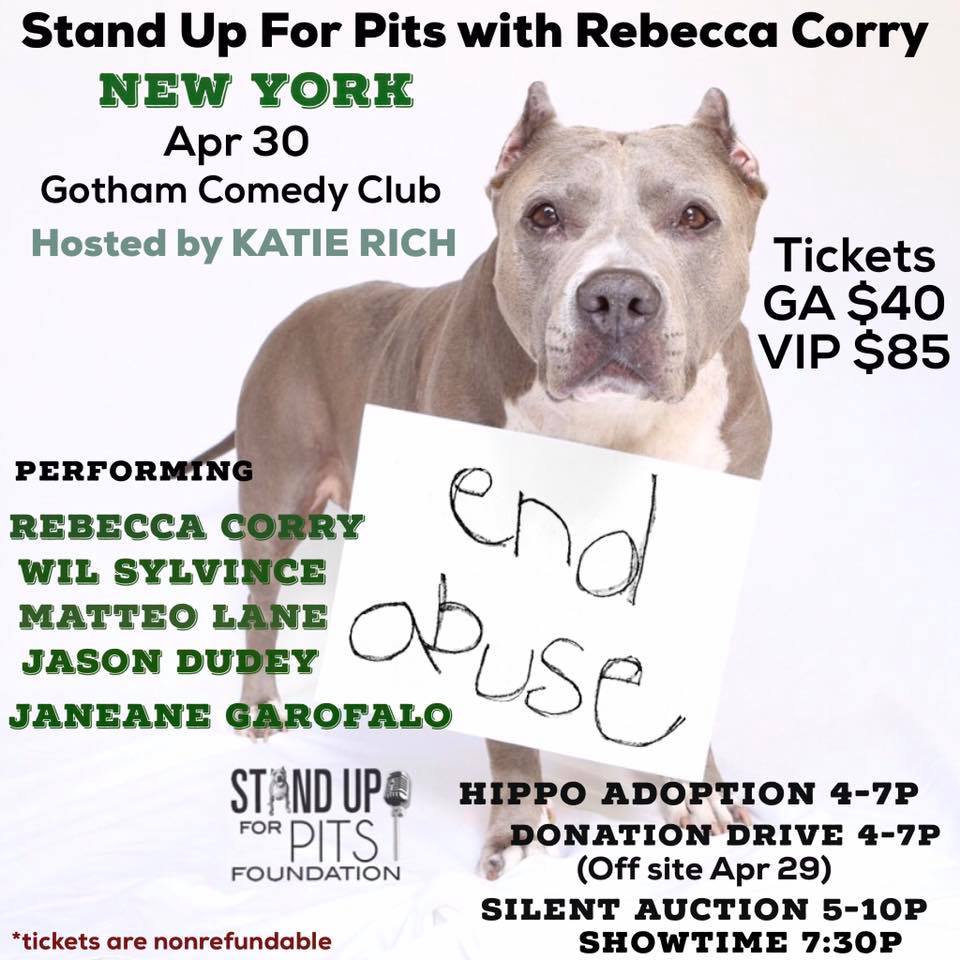 In 10 days NEW YORK CITY Stands Up For Pits!!