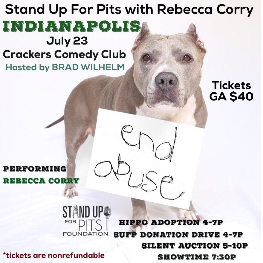 Stand Up For Pits INDIANAPOLIS happens in 4 weeks!!!