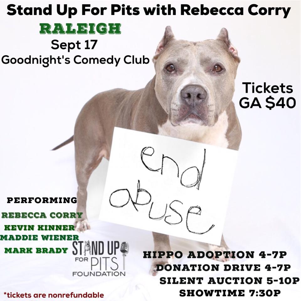 Stand Up For Pits RALEIGH is up next!!!
