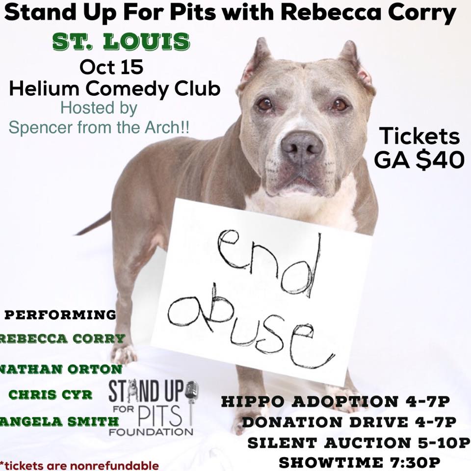 TODAY we Stand Up For Pits in ST. LOUIS!!
