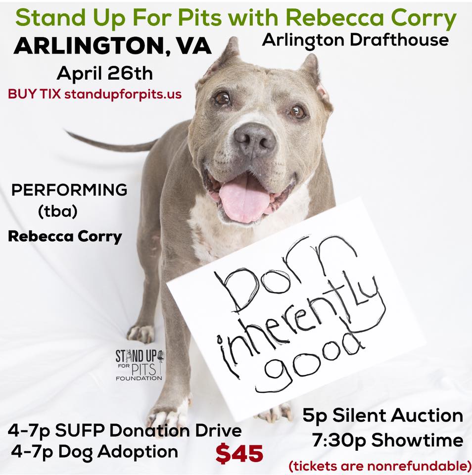 ARLINGTON, VA Stand Up For Pits tix on sale NOW!