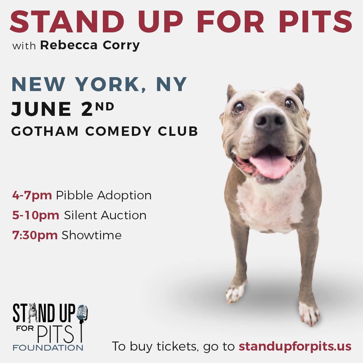 Stand Up For Pits NEW YORK CITY TICKETS AVAILABLE NOW!!!