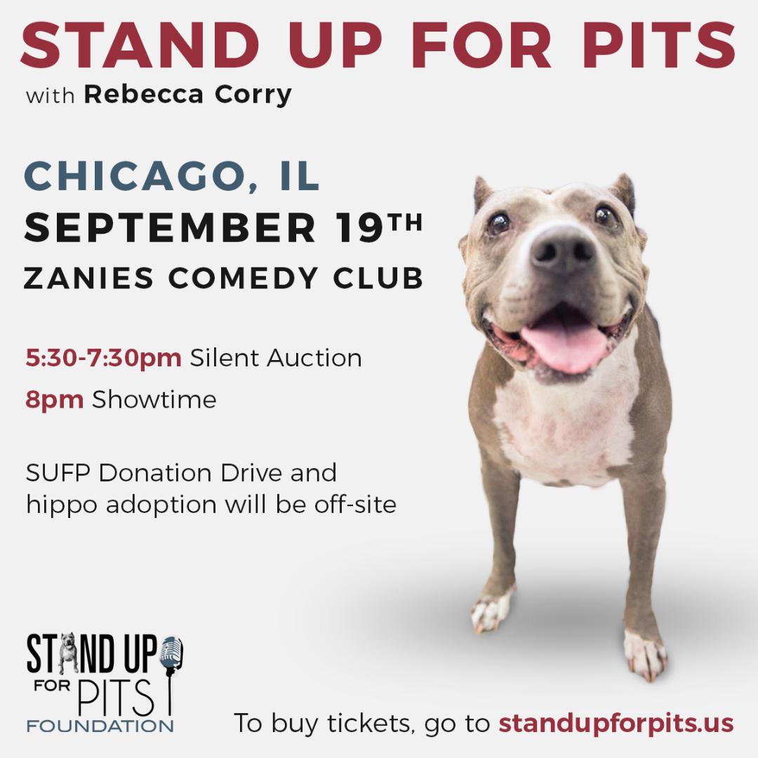 Get CHICAGO Stand Up For Pits tickets TODAY!!!