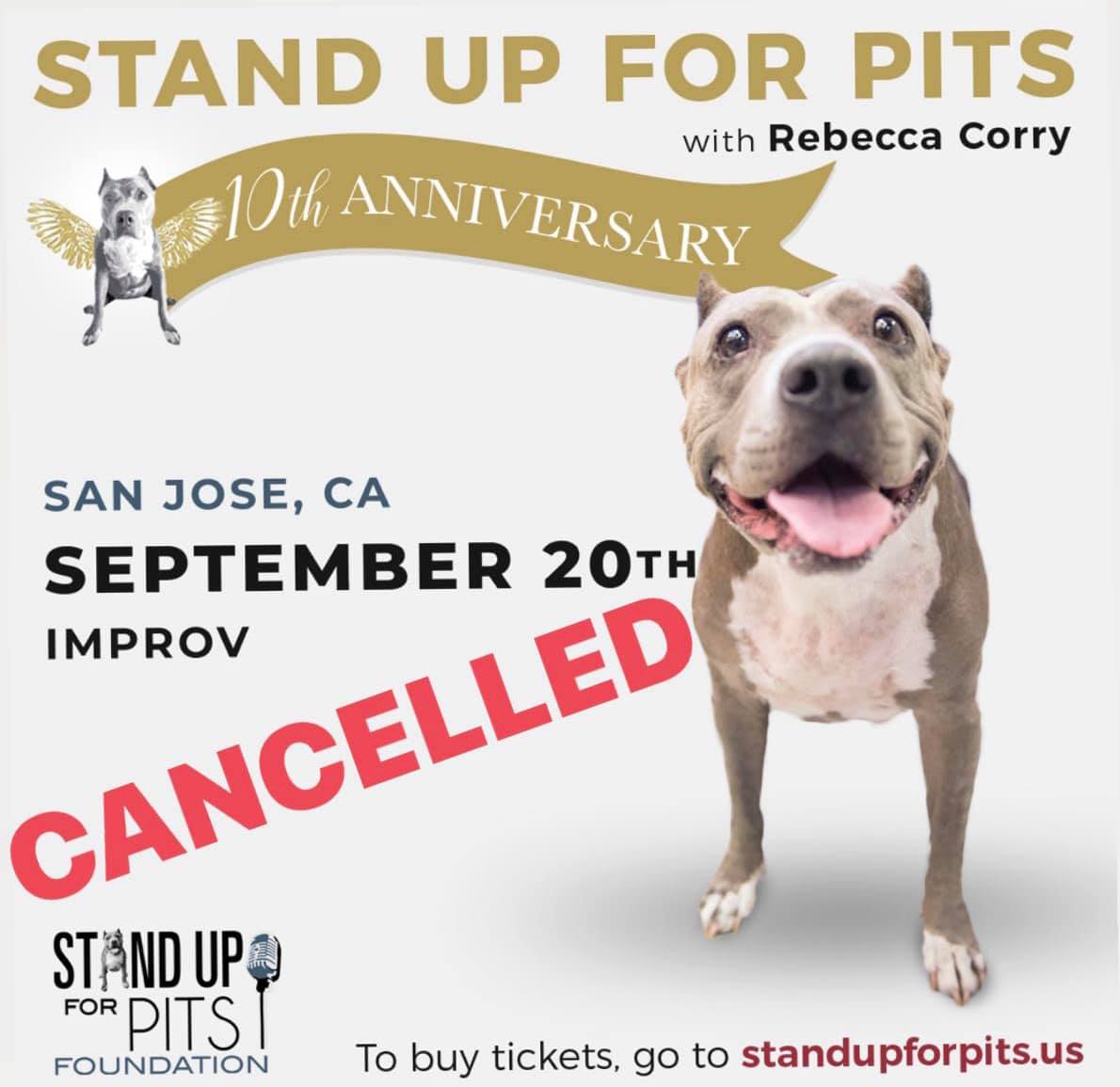 San Jose Stand Up For Pits – cancelled