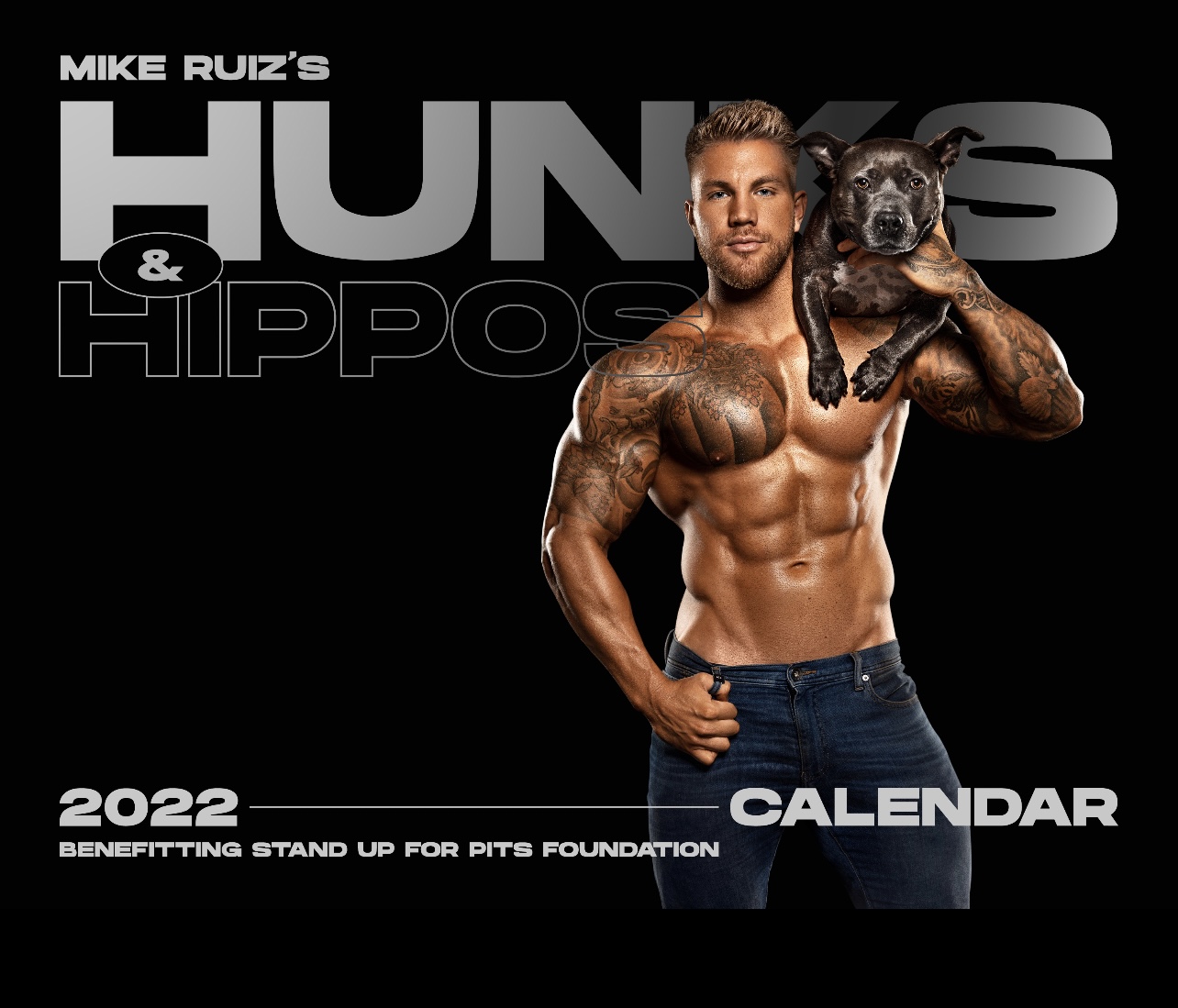 HUNKS & HIPPOS 2022 calendar is available NOW!!!