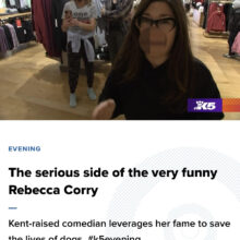 The serious side of the very funny Rebecca Corry | KING 5 EVENING