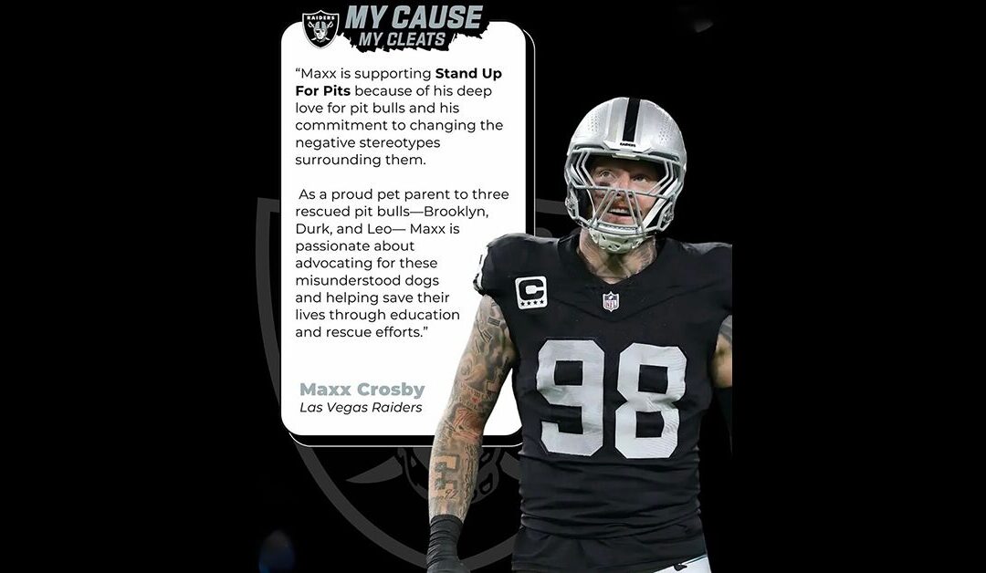 Maxx Crosby chooses SUFP for MY CAUSE MY CLEATS!!